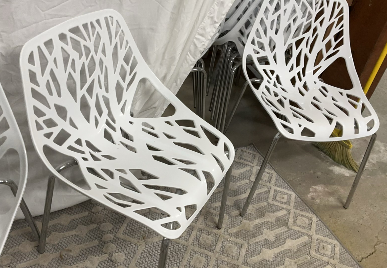 Same As Previous Lot, 8 Chairs And Two Tables - image 4 of 4