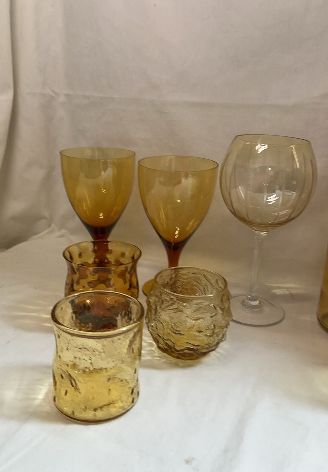 Vintage amber glassware - image 3 of 3