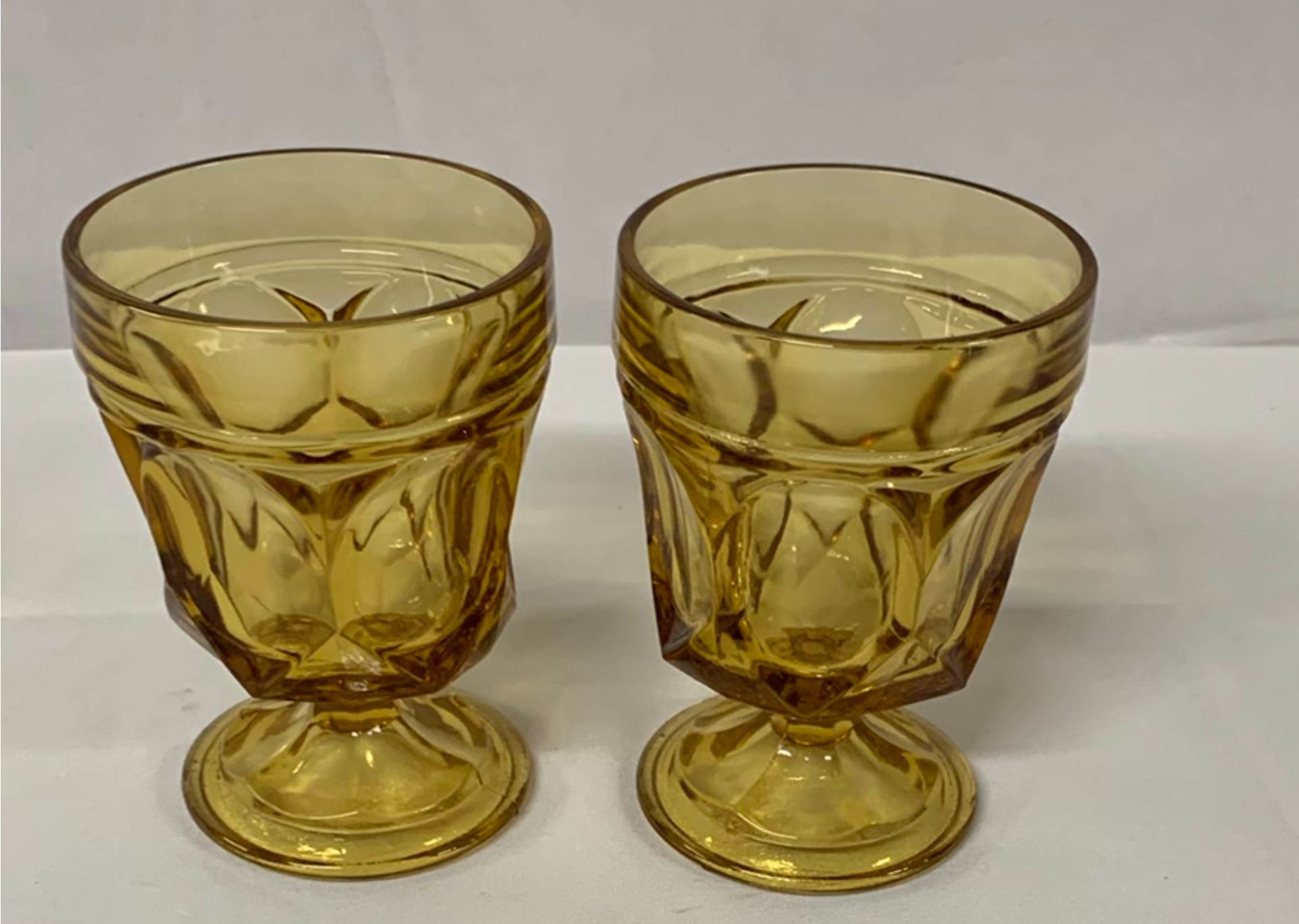 Assorted Colored Glass Goblets and Dessert Cups - image 4 of 7