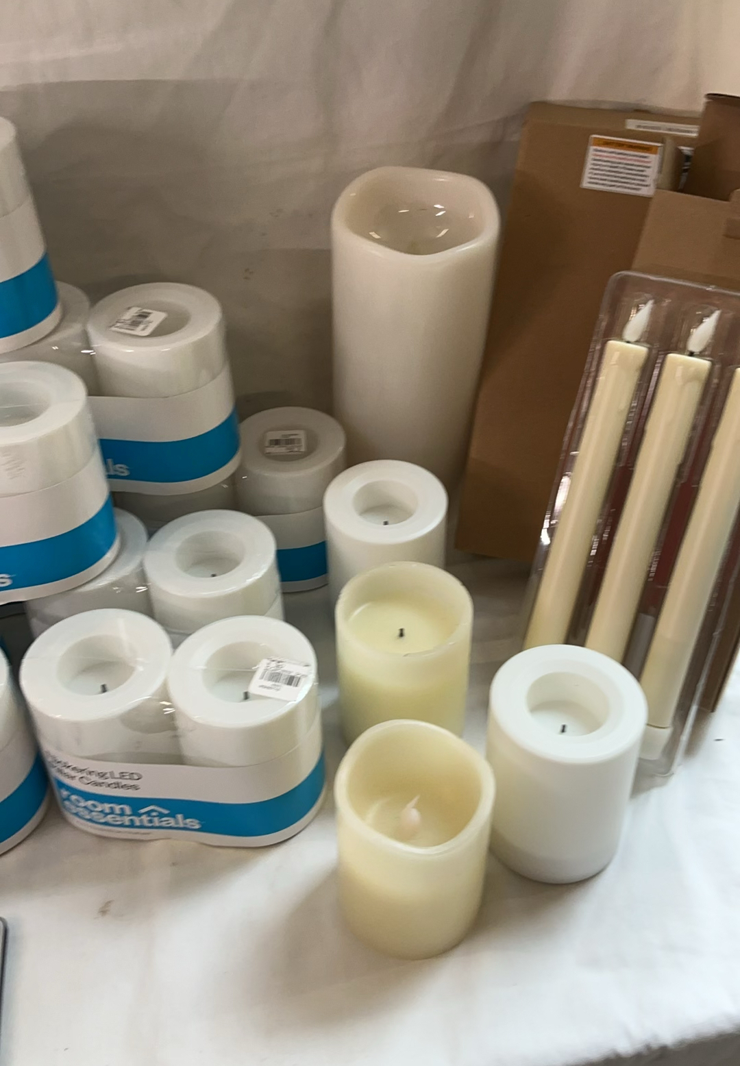 Assorted Pillar and Taper LED Candles - image 4 of 5