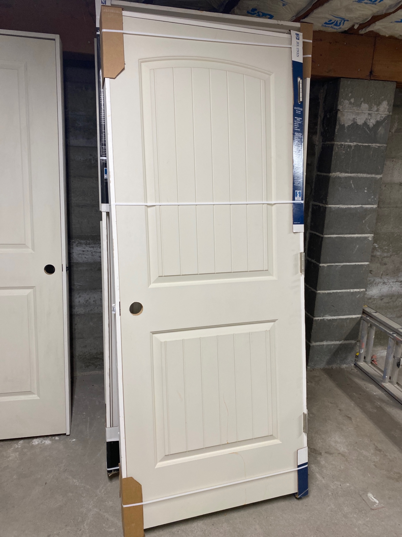 3 Pre- Hung NEW White Doors  - image 3 of 6