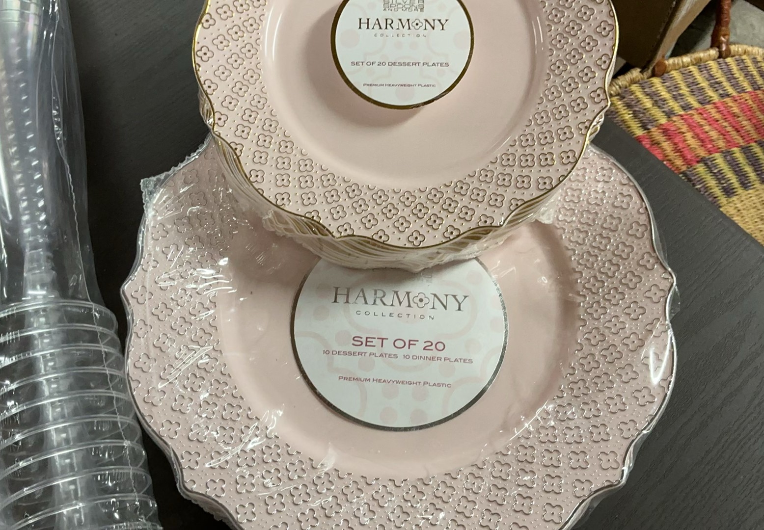 Assorted Dinnerware Sets, Chargers, and Glassware - image 5 of 10
