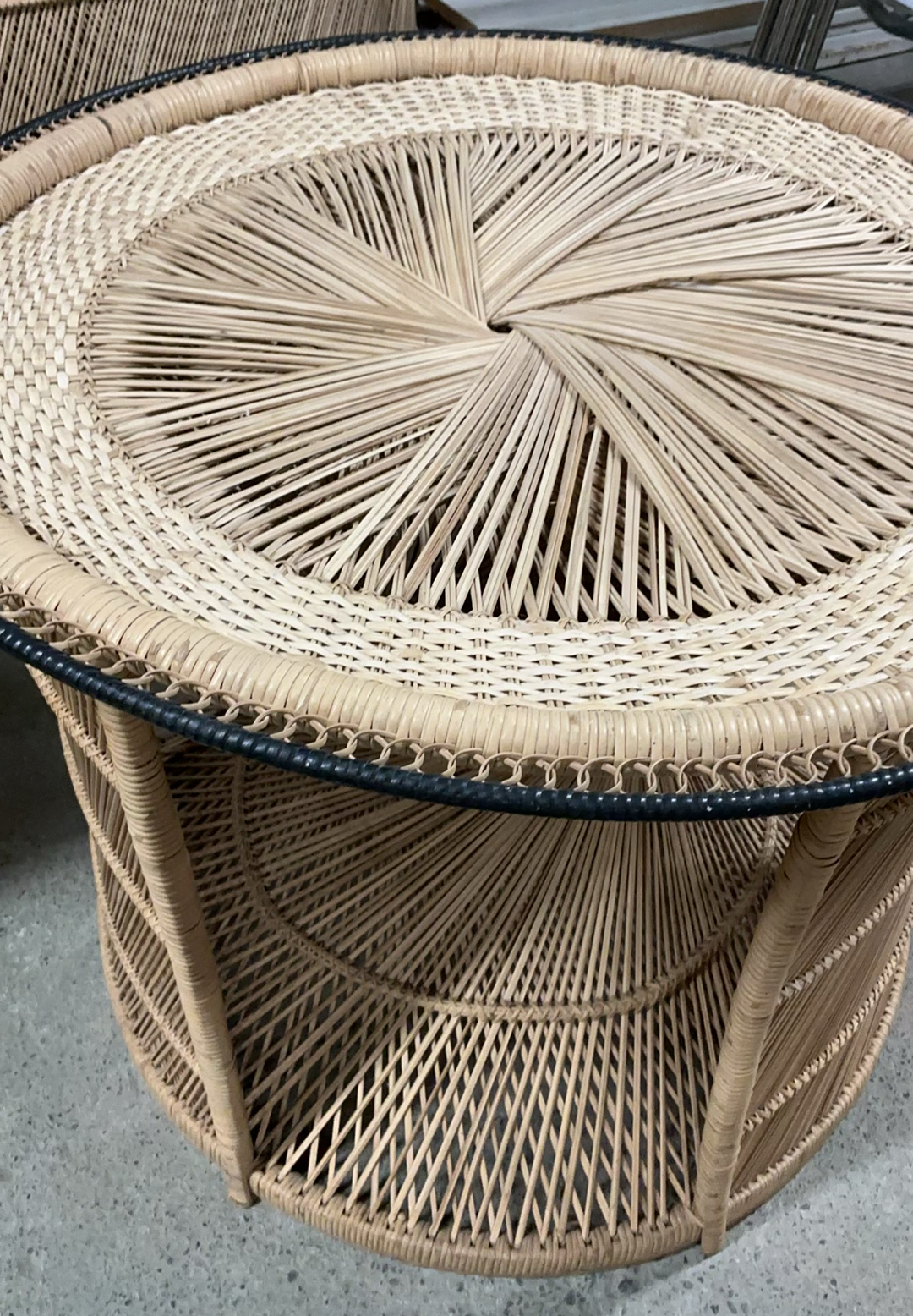 Vintage Boho-chic Rattan Seating Arrangement - image 7 of 7