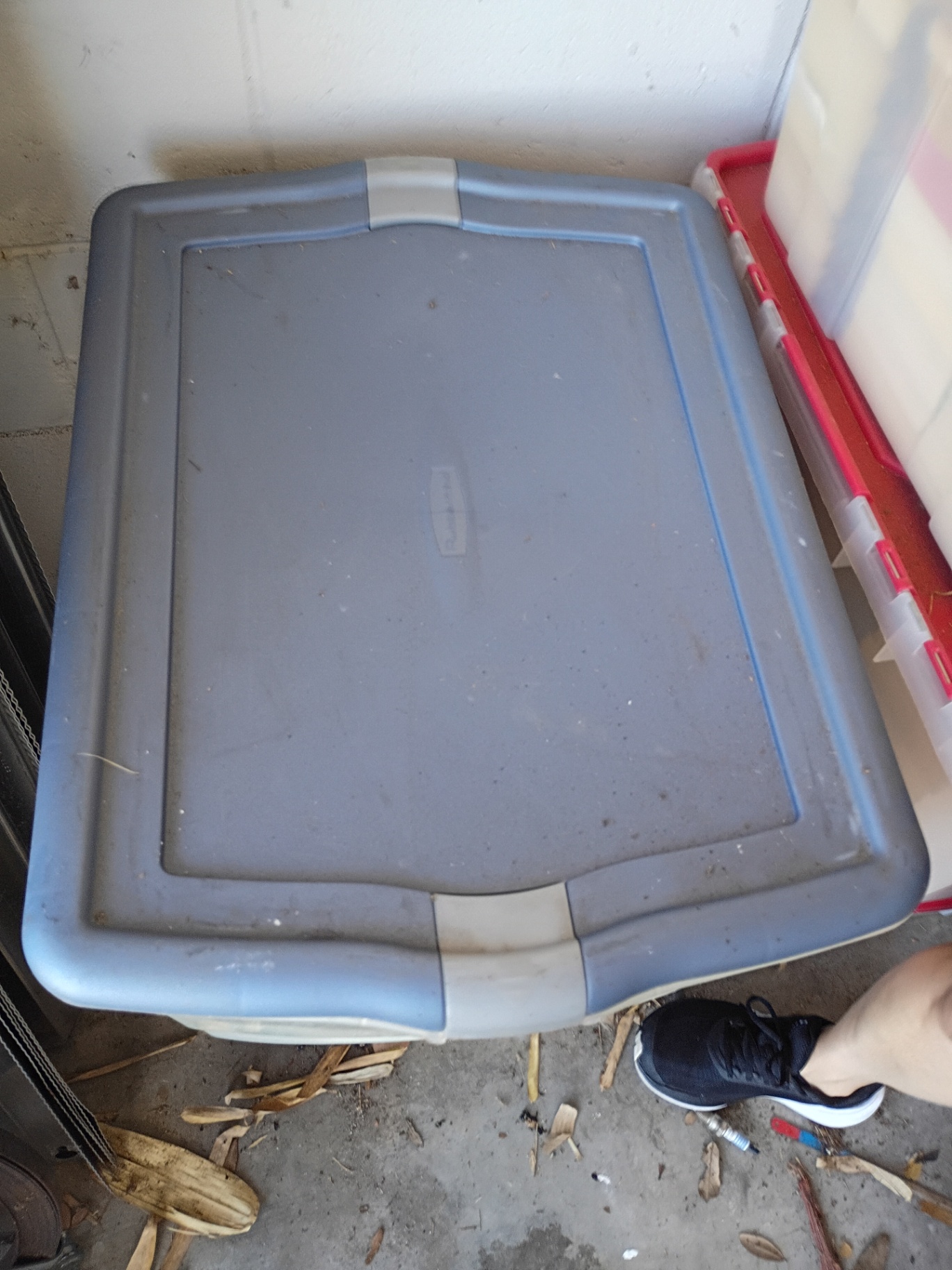 Plastic Storage Tote with Science Fiction Paperback Books - image 3 of 3