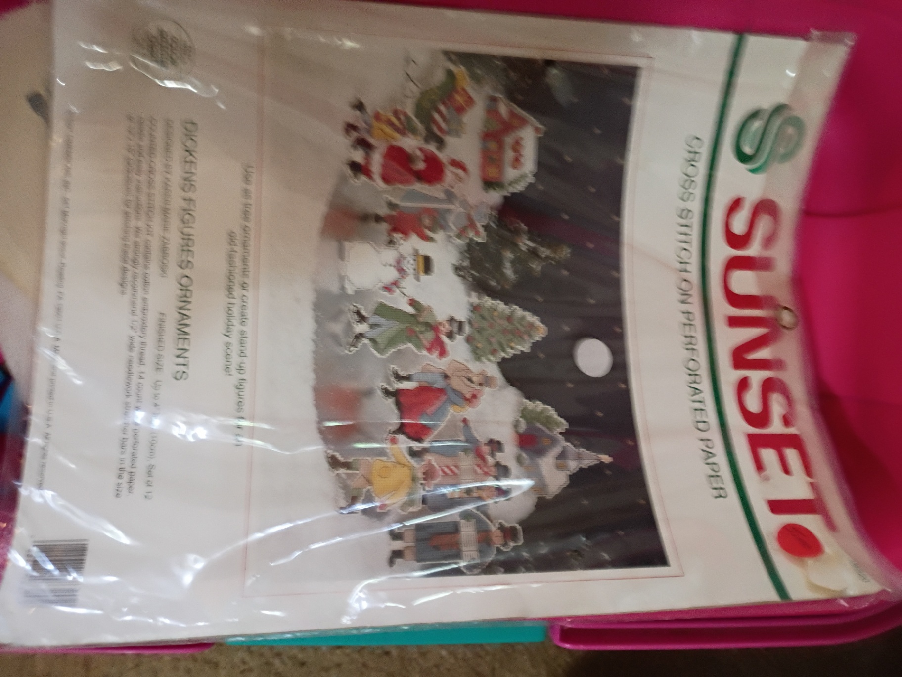 Cross Stitch Card Kits and Embroidery Floss Storage Boxes - image 5 of 9