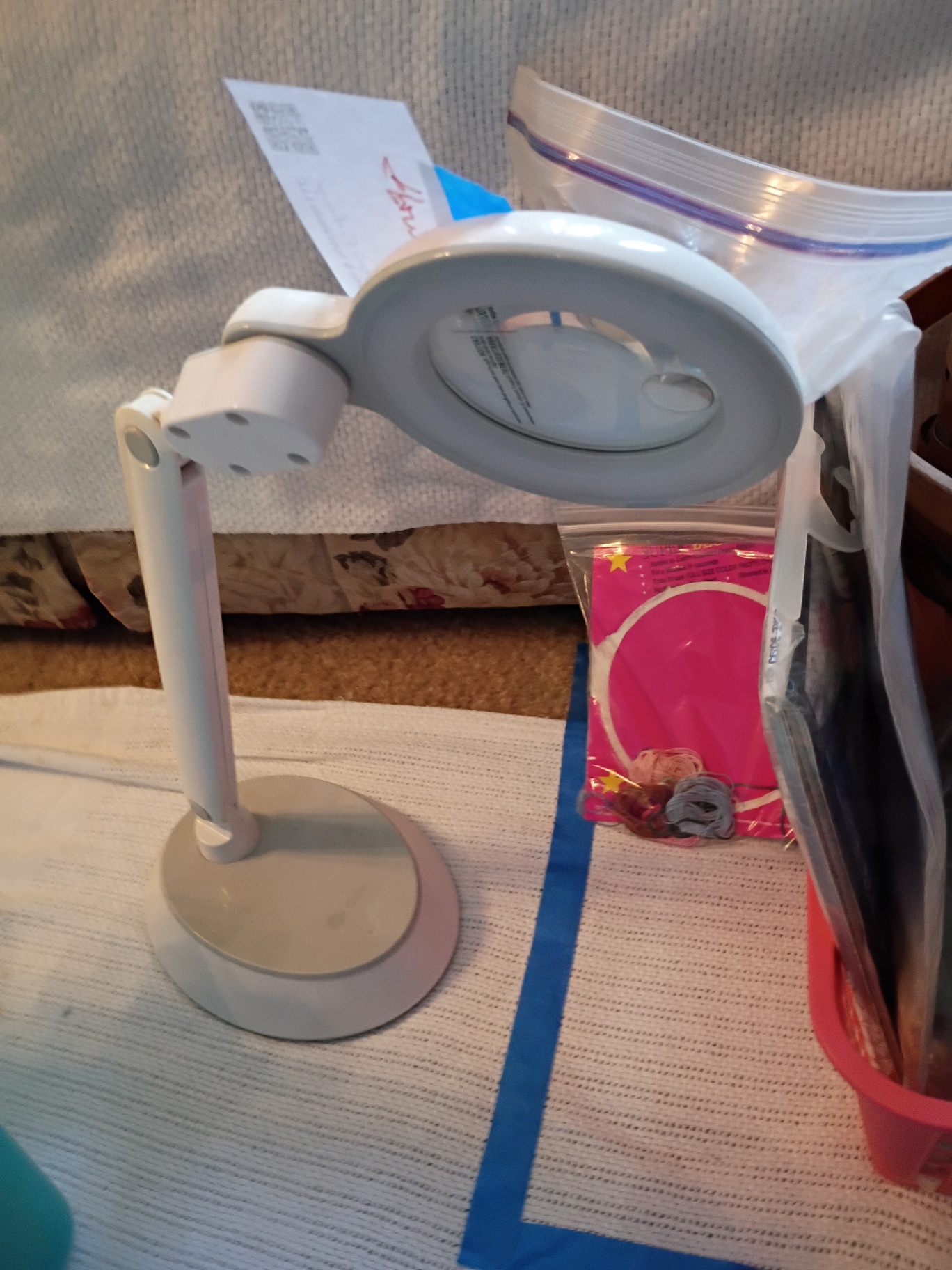 LED Magnifying Lamp and Assorted Craft Kits - image 3 of 6