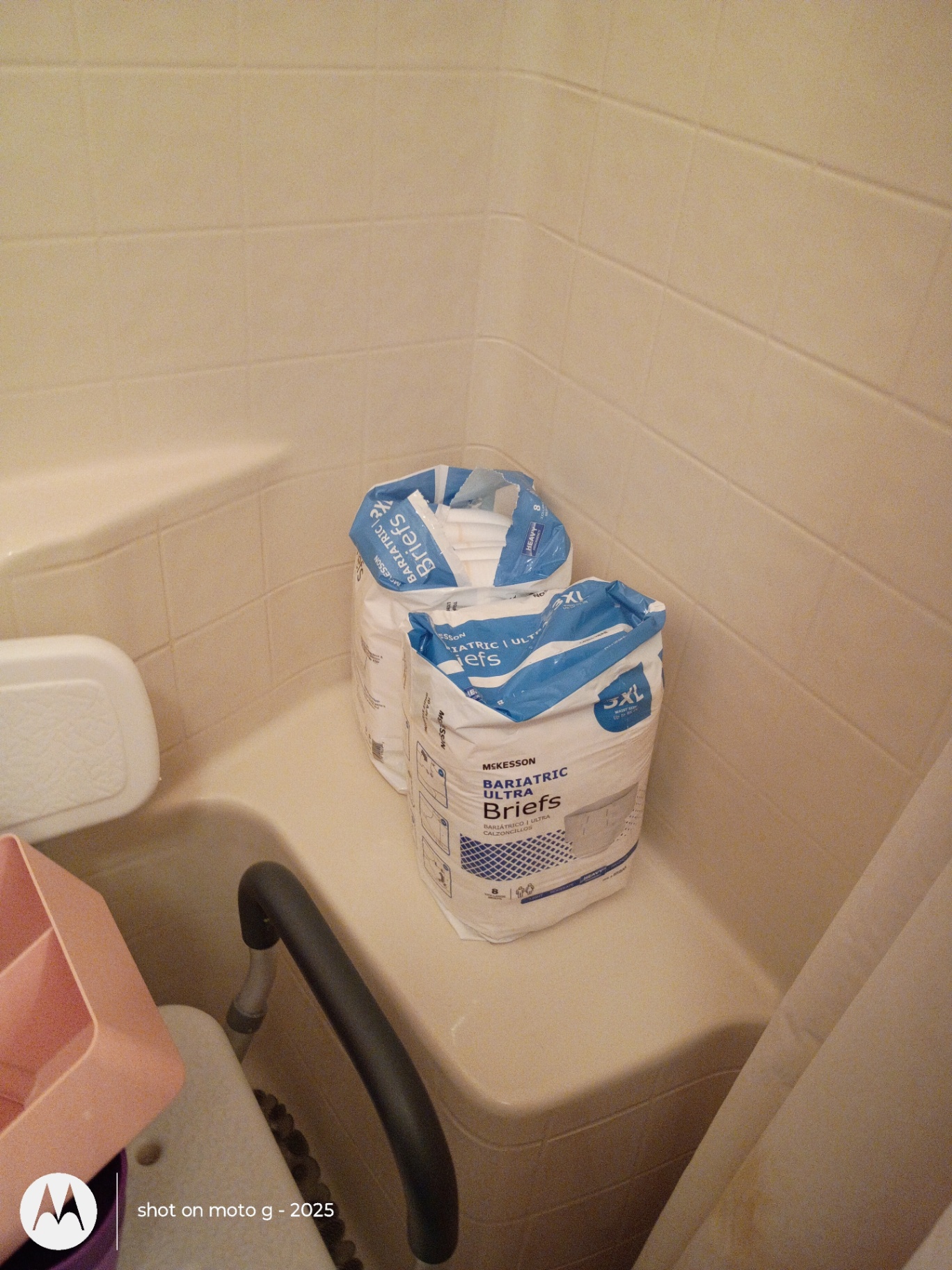 Rolling Walker With Seat and Bathroom Care Items - image 4 of 4