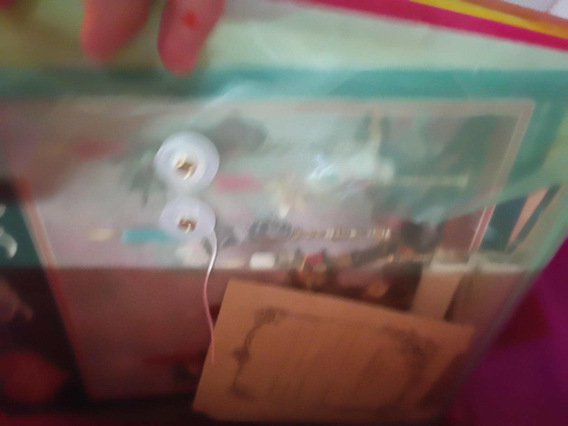 Plastic Storage Bin with Cross Stitch and Craft Patterns - image 3 of 9