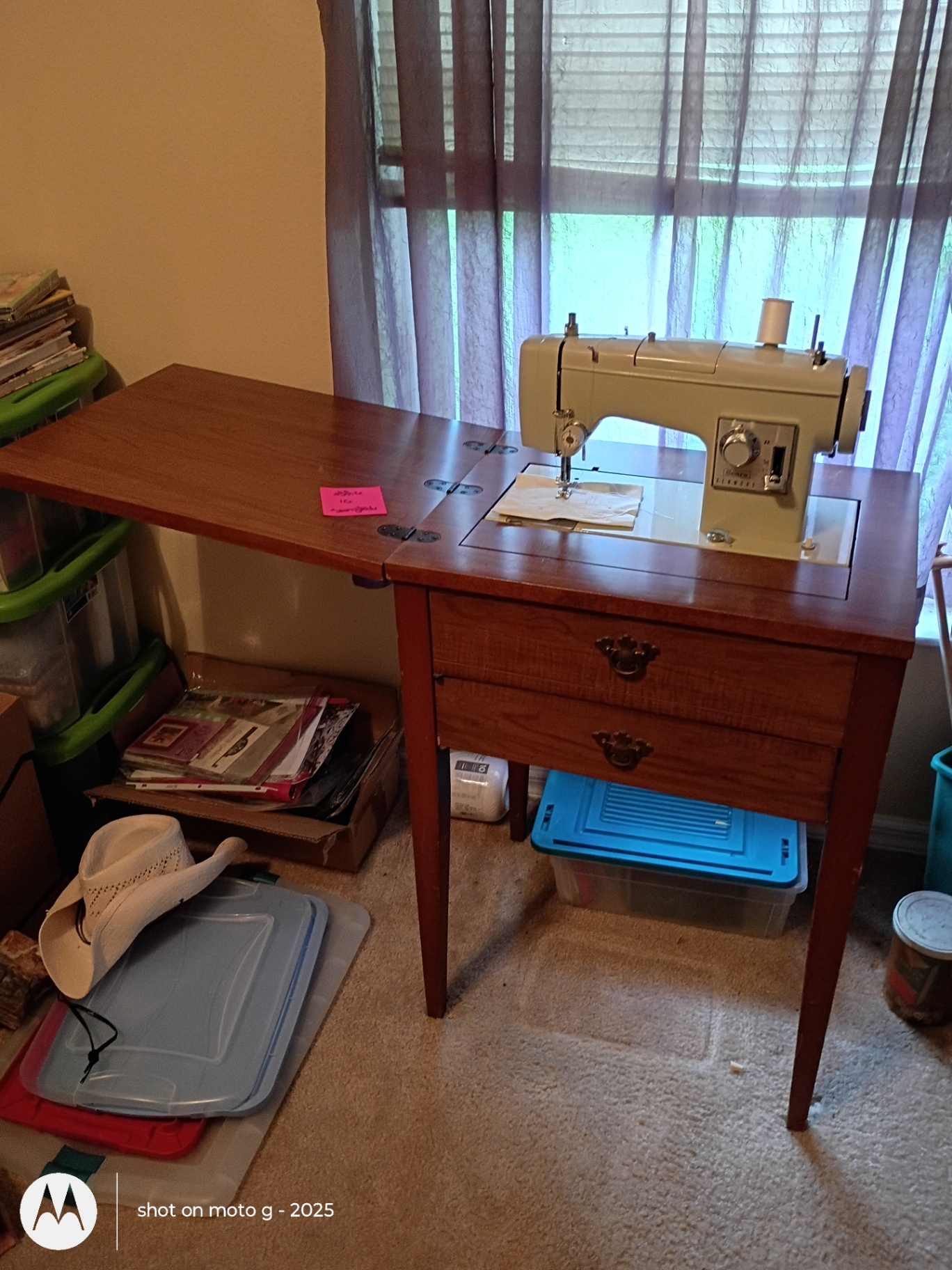 Sears Kenmore Sewing Machine with Cabinet - image 1 of 8