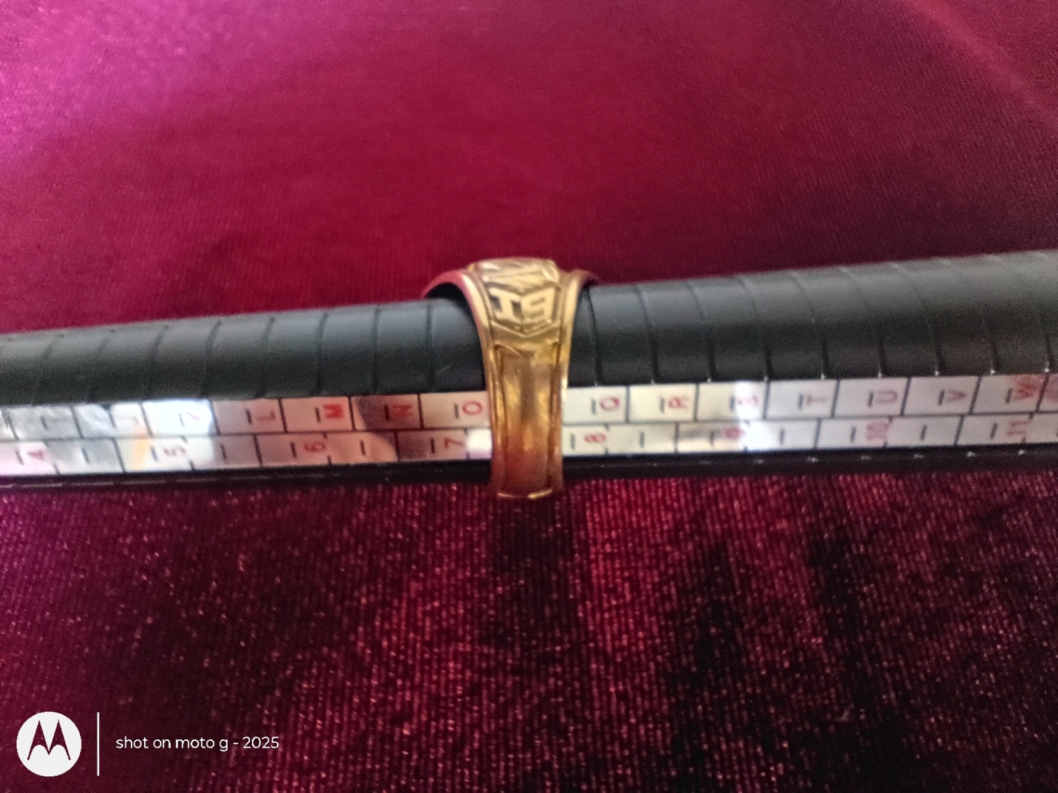 Gold 14k Ring with Blue Stone - image 6 of 6