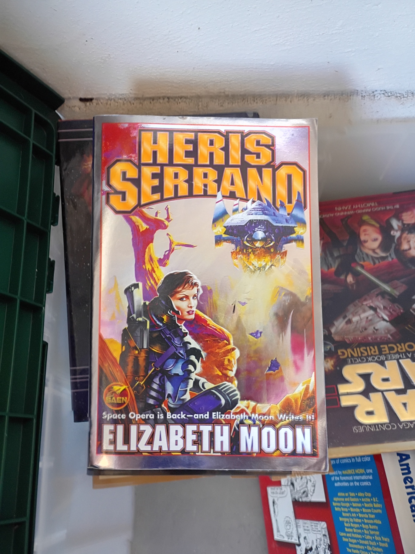 Plastic Storage Bin with Assorted Science Fiction and Reference Books - image 5 of 7