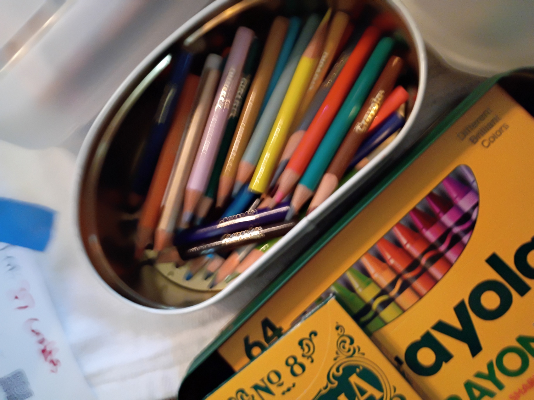 Assorted Craft and School Supplies with Crayola Tins - image 7 of 7