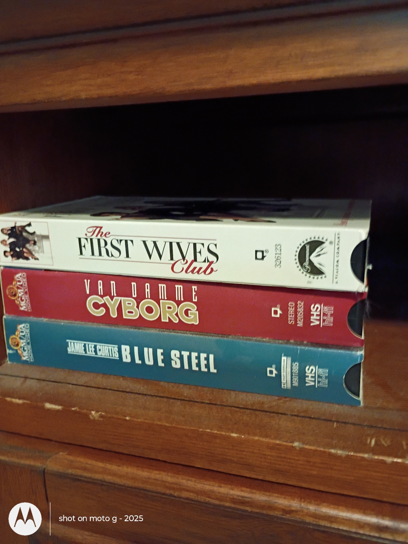 Assorted VHS Tapes, DVDs, and Media Storage Cabinet - image 6 of 8