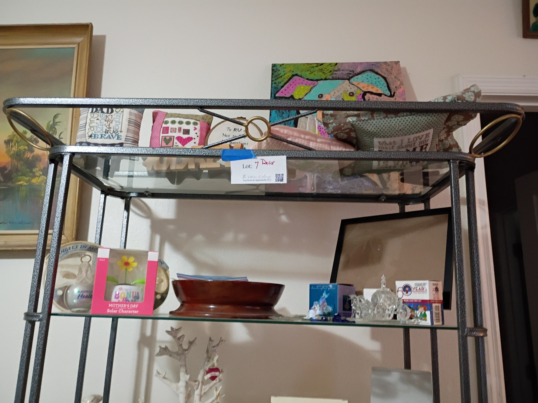 Metal and Glass Display Shelf - image 4 of 4