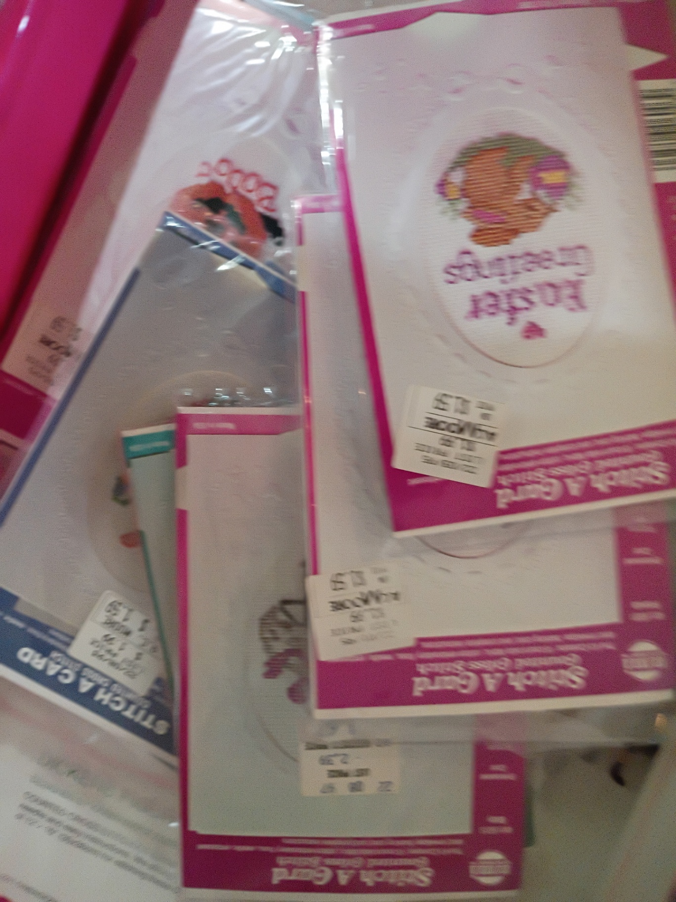 Cross Stitch Card Kits and Embroidery Floss Storage Boxes - image 4 of 9
