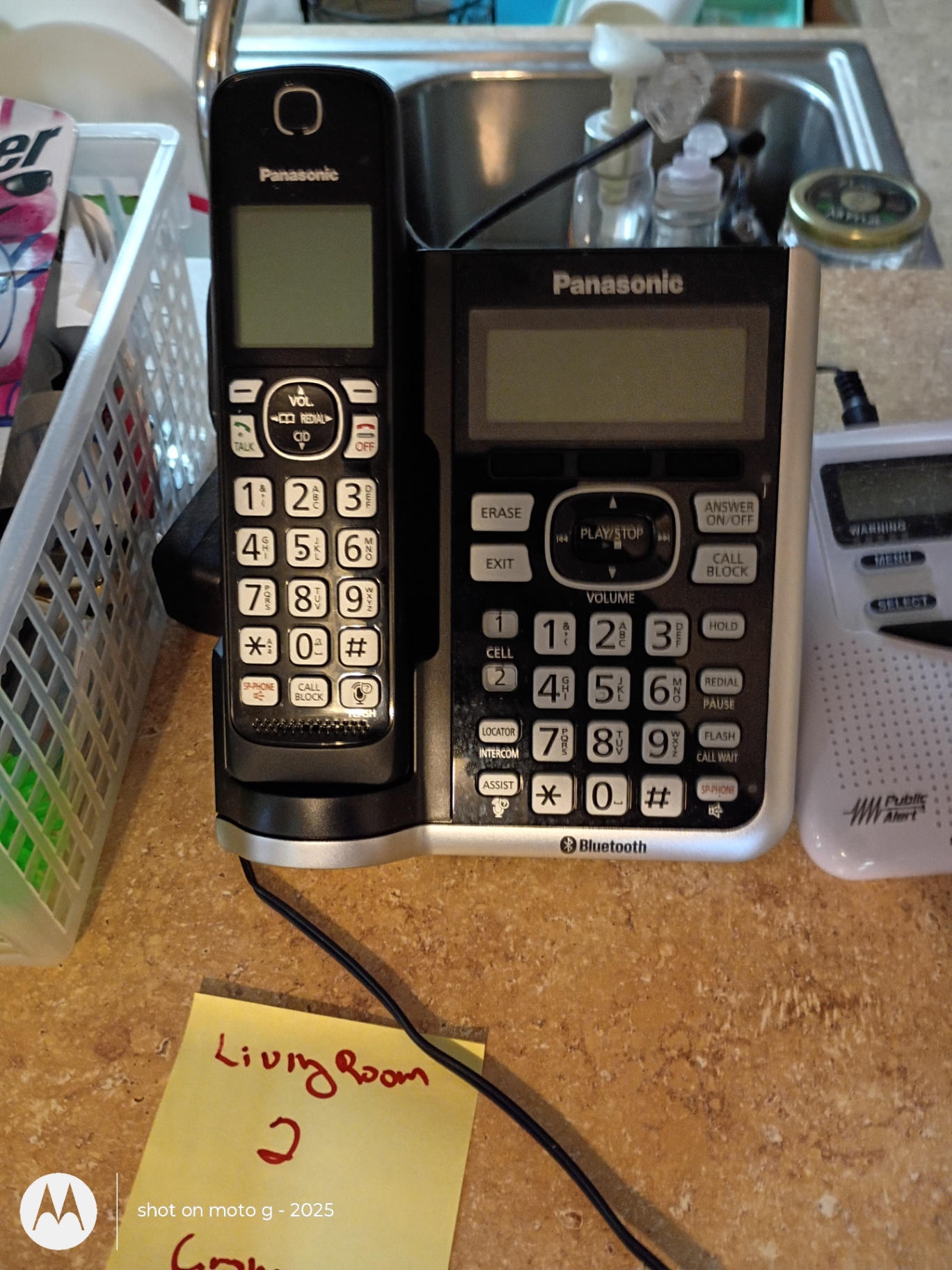 Emergency Weather Radio, Cordless Phone System, Lanterns, and Battery Charger Set - image 4 of 4