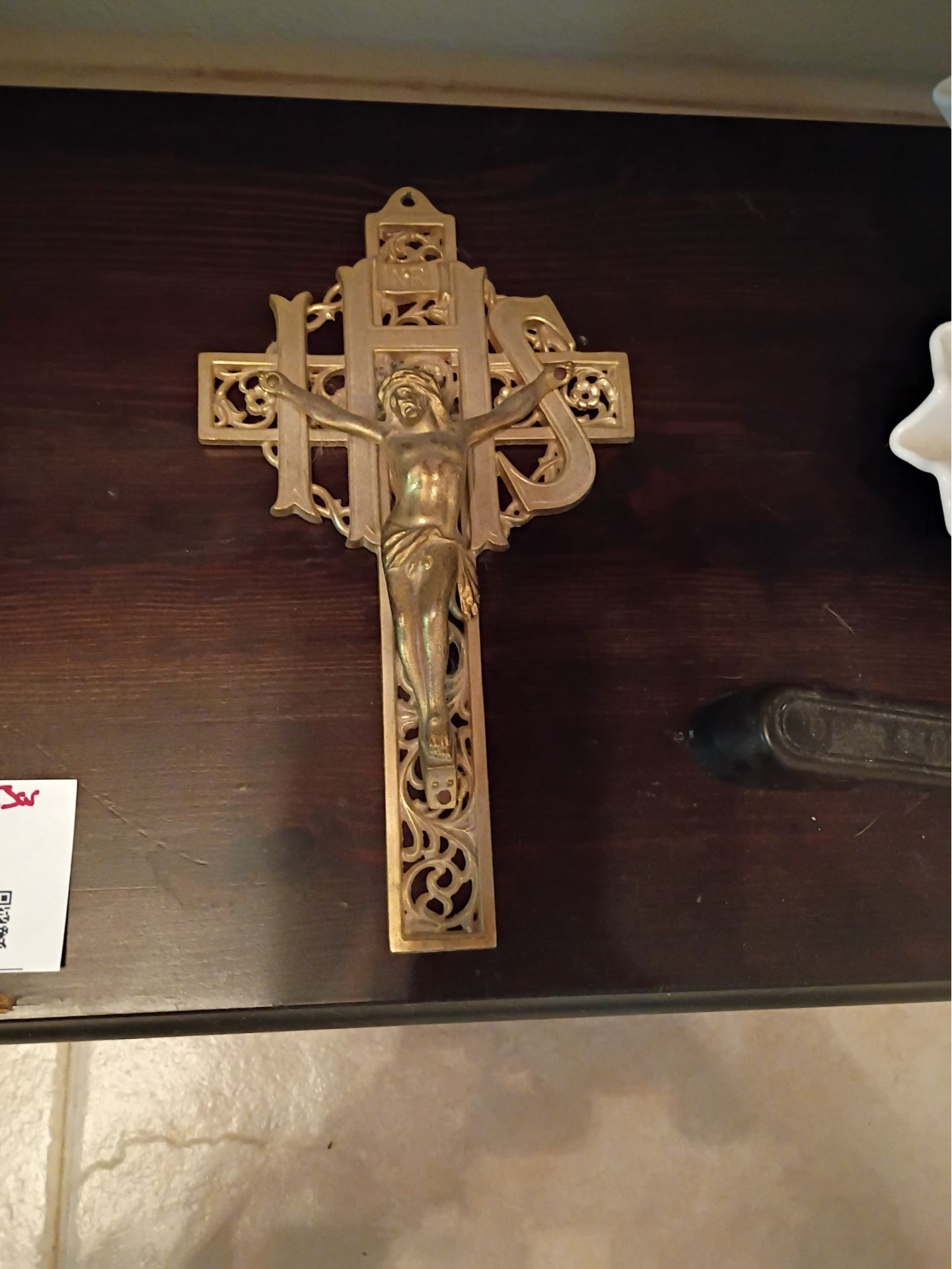 Assorted Decorative Figurines and Crosses - image 6 of 7