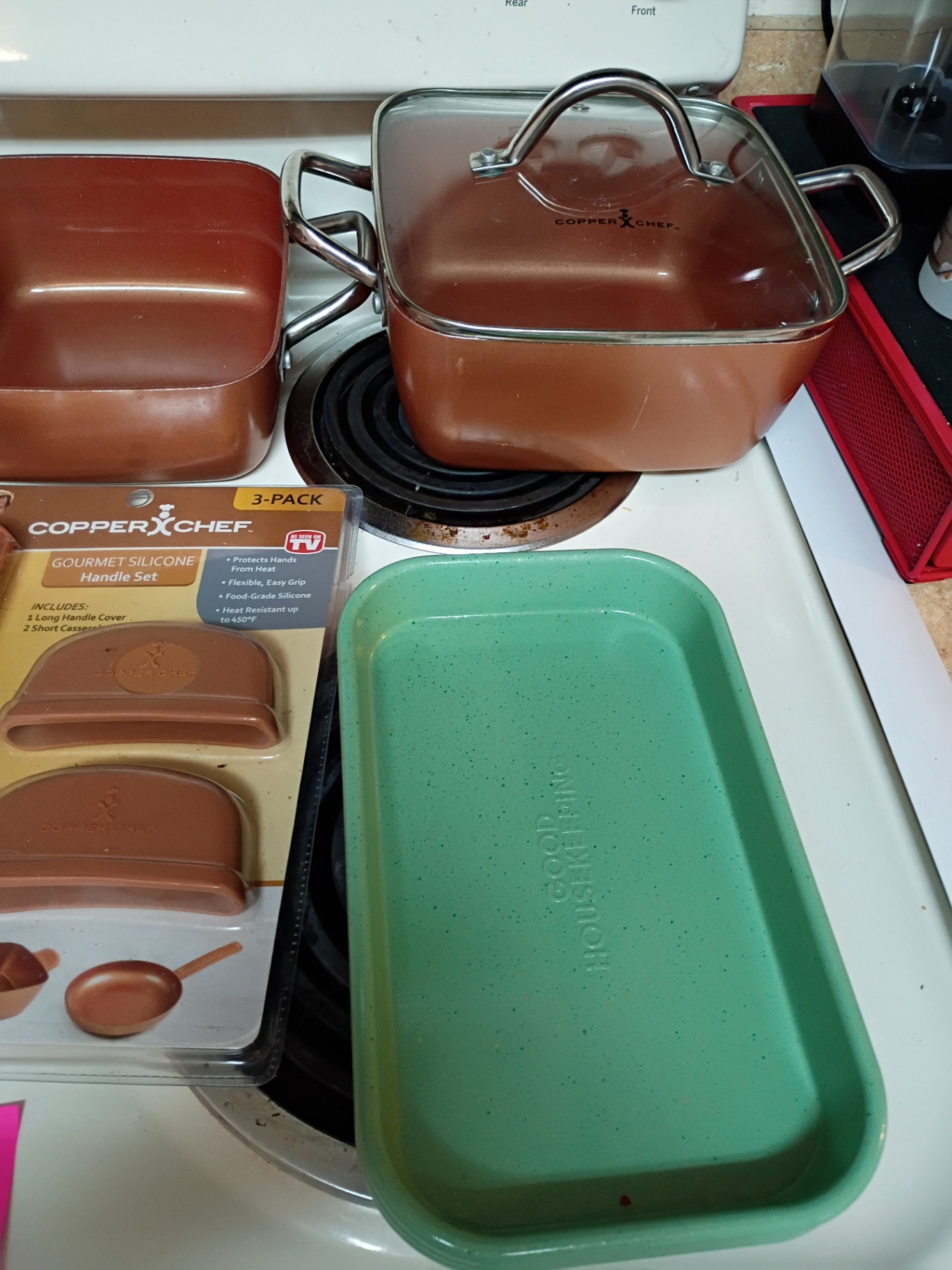 Copper Chef Cookware and Silicone Handle Sets - image 5 of 6