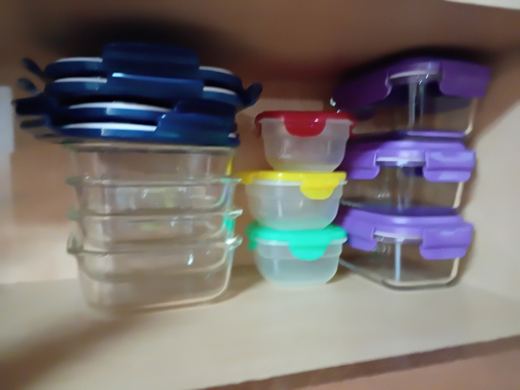 Assorted Glass and Plastic Food Storage Containers - image 4 of 5