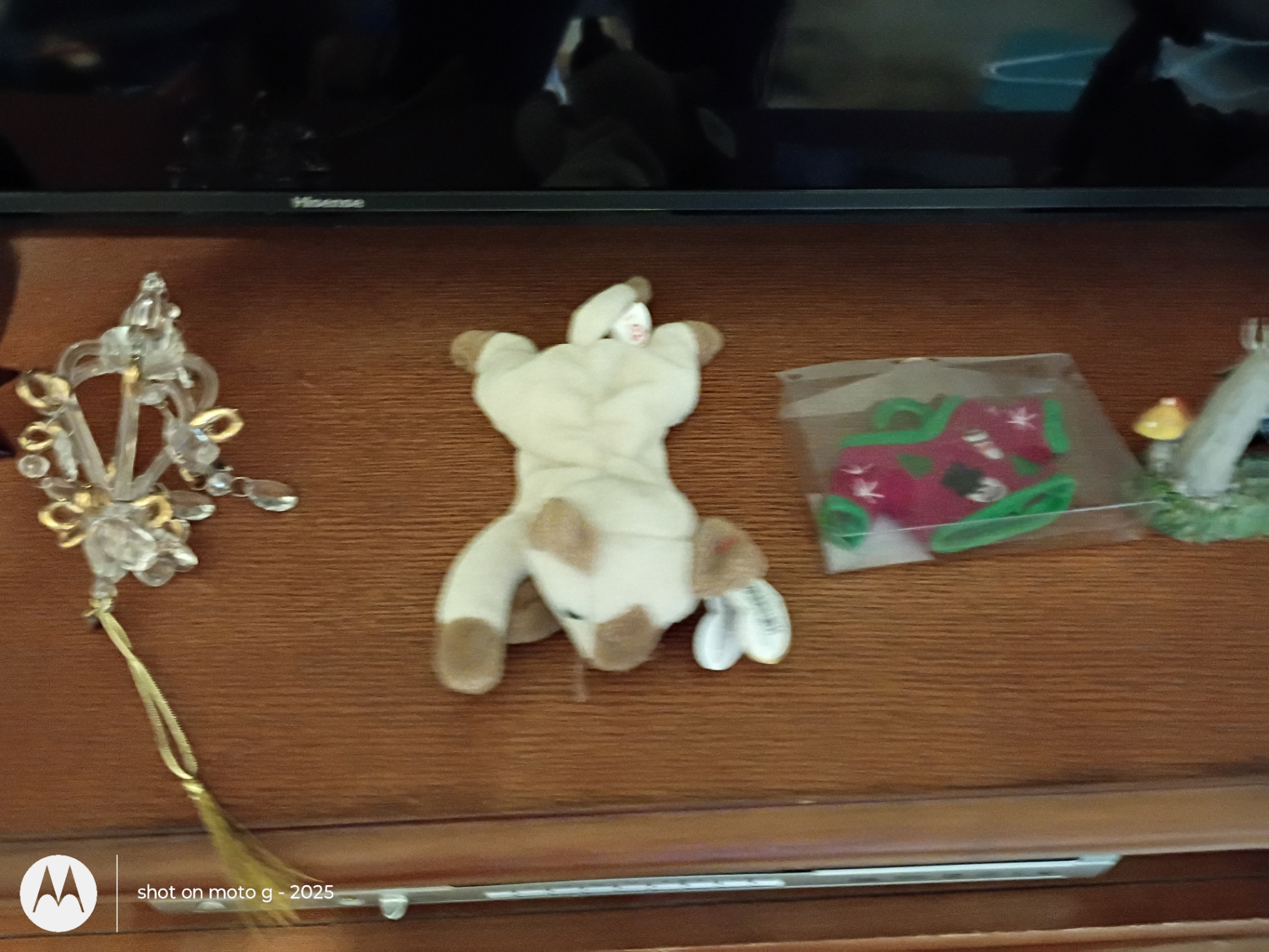Assorted Collectible Figurines, Plush Toys, and Crystal Bowl - image 5 of 12