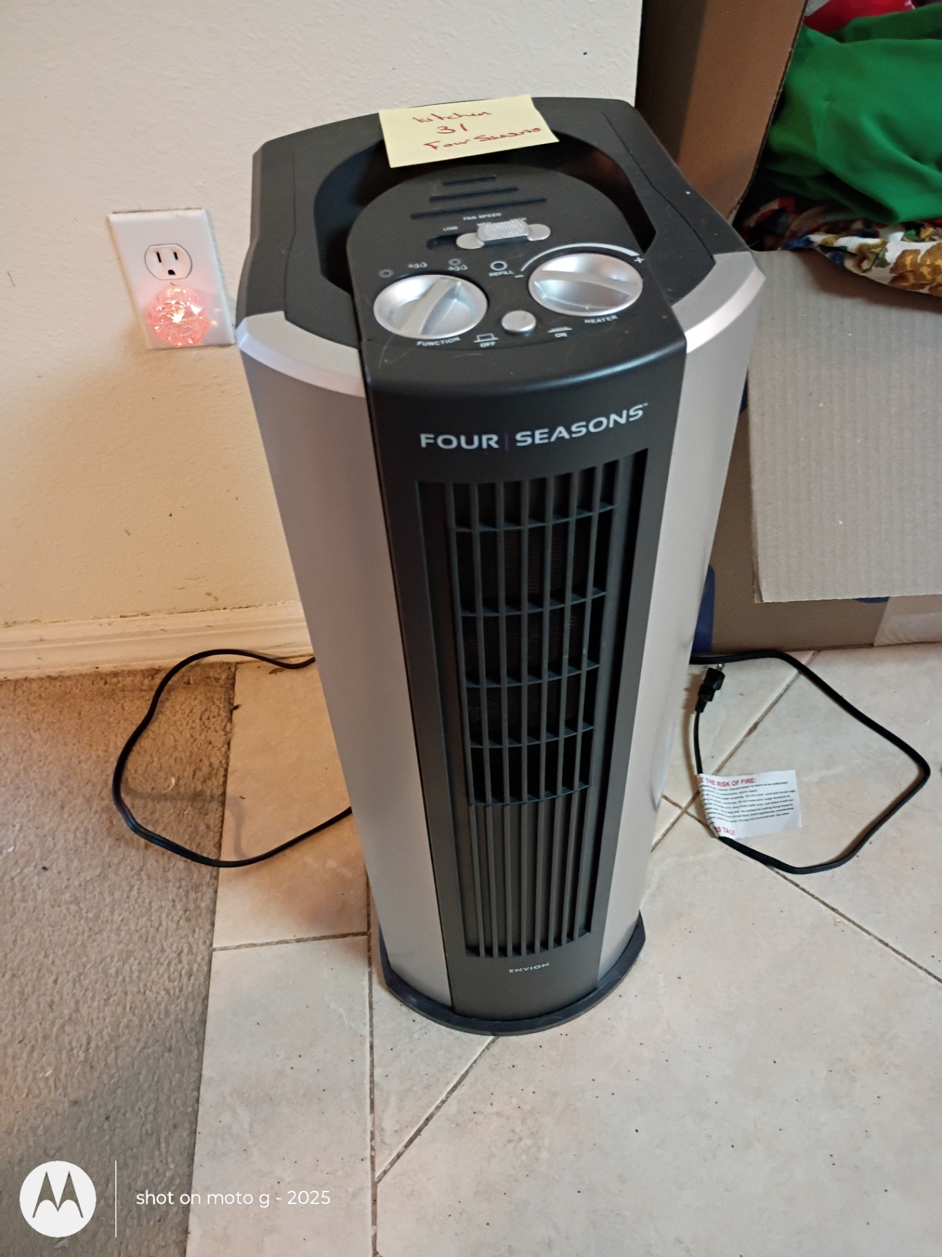 Four Seasons Tower Fan and Heater - image 1 of 3