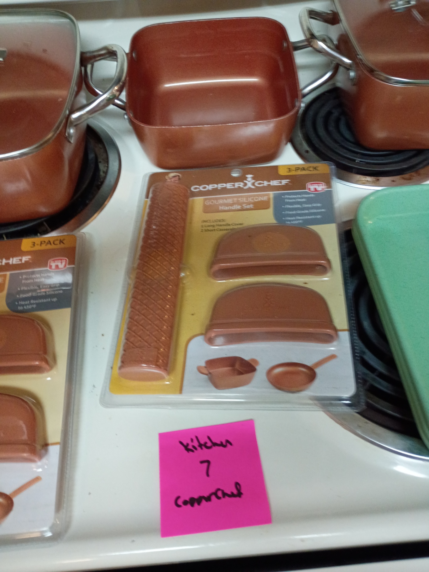 Copper Chef Cookware and Silicone Handle Sets - image 3 of 6