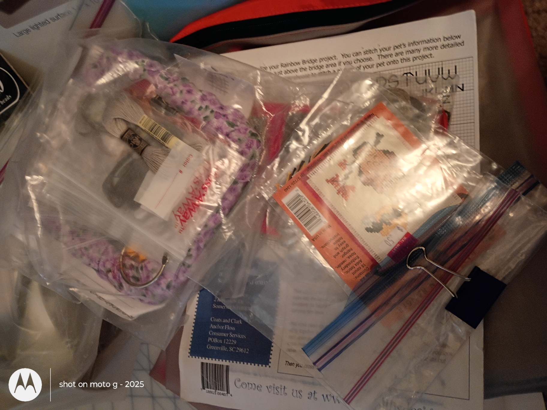 Needlework Up-Light and Embroidery Supplies - image 7 of 11