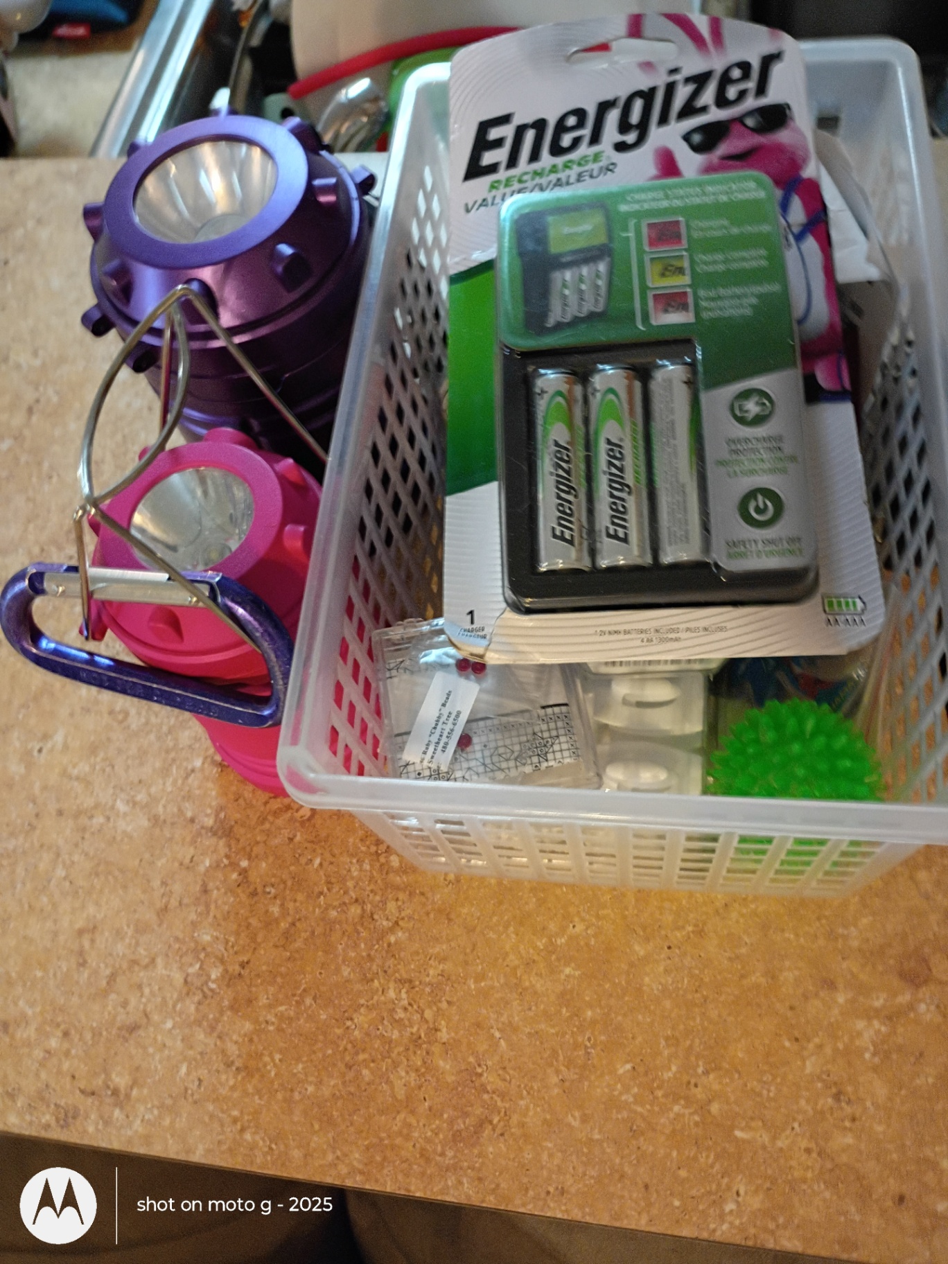 Emergency Weather Radio, Cordless Phone System, Lanterns, and Battery Charger Set - image 3 of 4