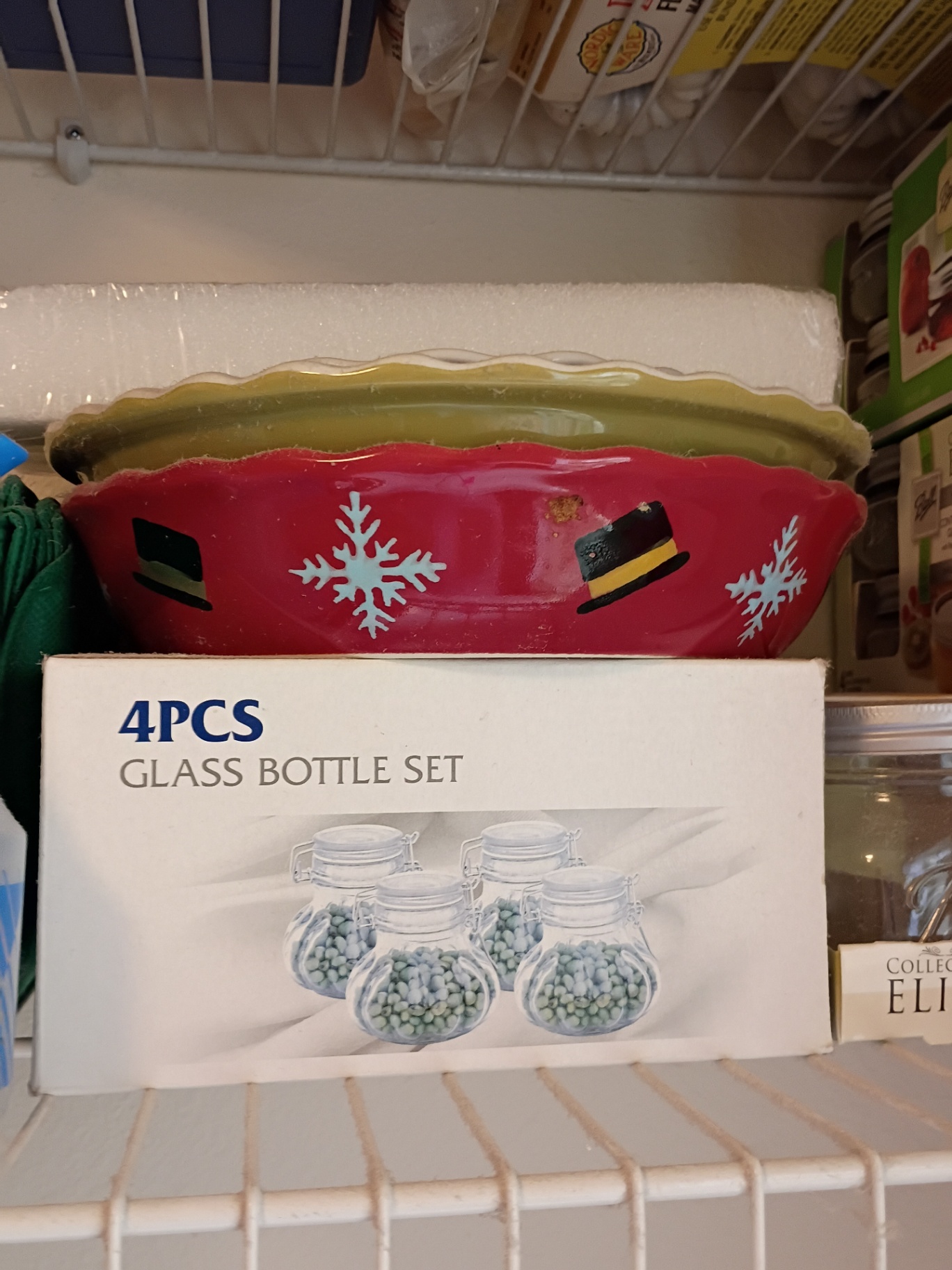 Assorted Glass Jars, Bottles, and Kitchen Storage Items - image 2 of 13