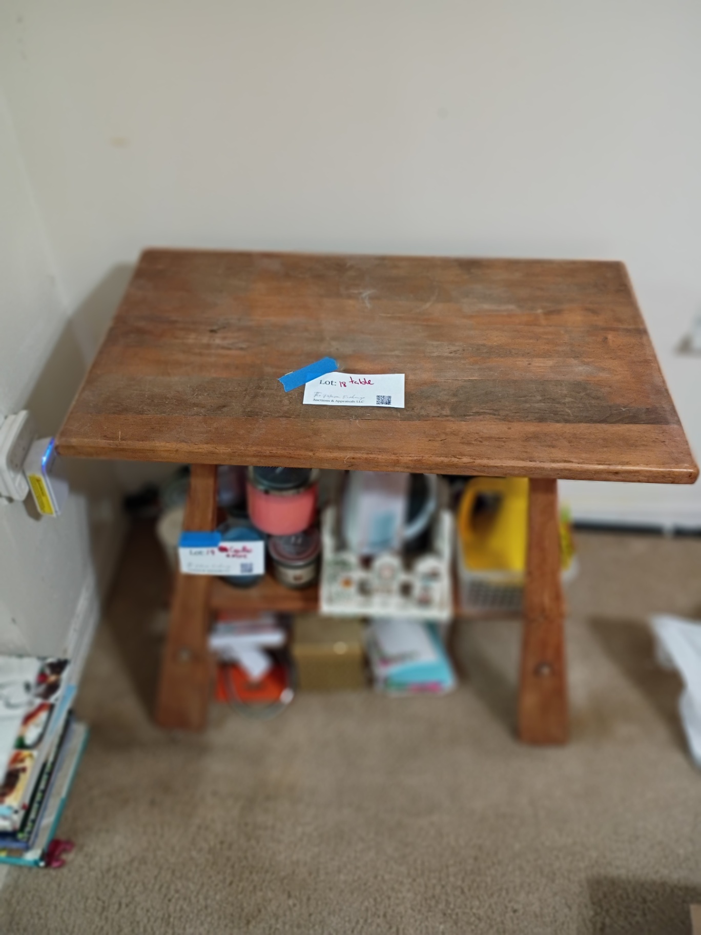 Wooden Side Table - image 1 of 6