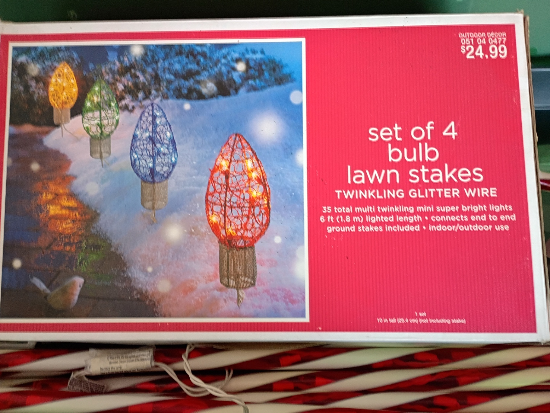 Holiday Lawn Stakes and Candy Cane Pathway Lights - image 2 of 3