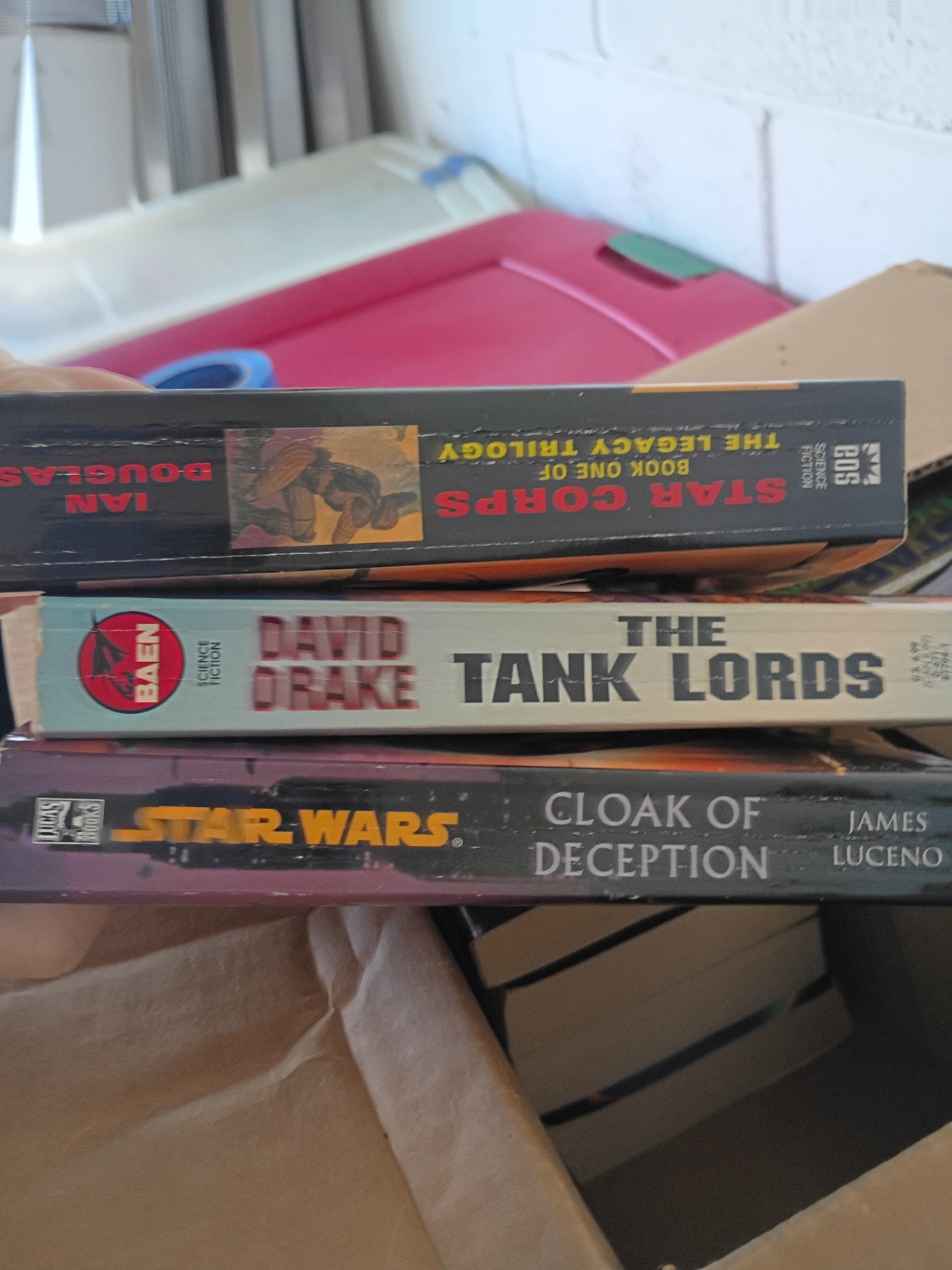 Box of Science Fiction and Star Wars Paperback Books - image 4 of 4