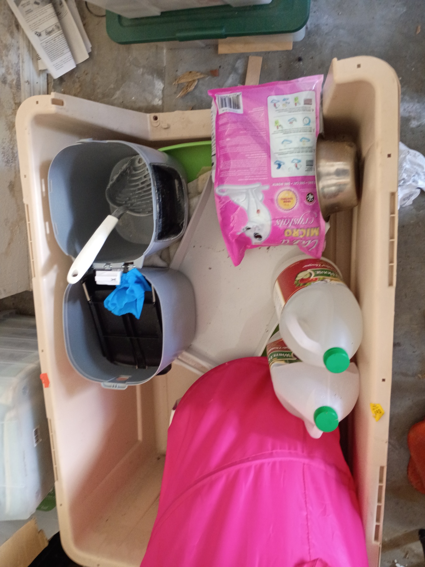 Pet Crate, Litter Boxes, Storage Bin, and Pet Supplies - image 3 of 6