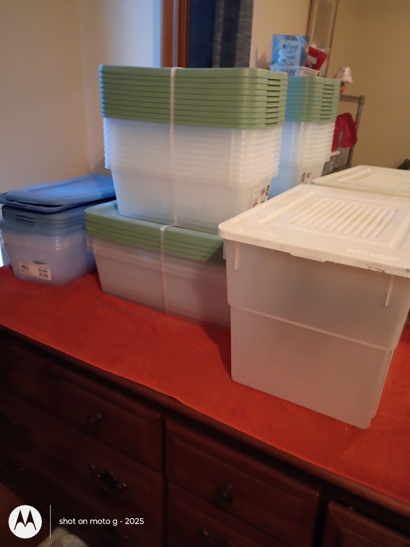 Plastic Storage Bins With Lids - image 1 of 1
