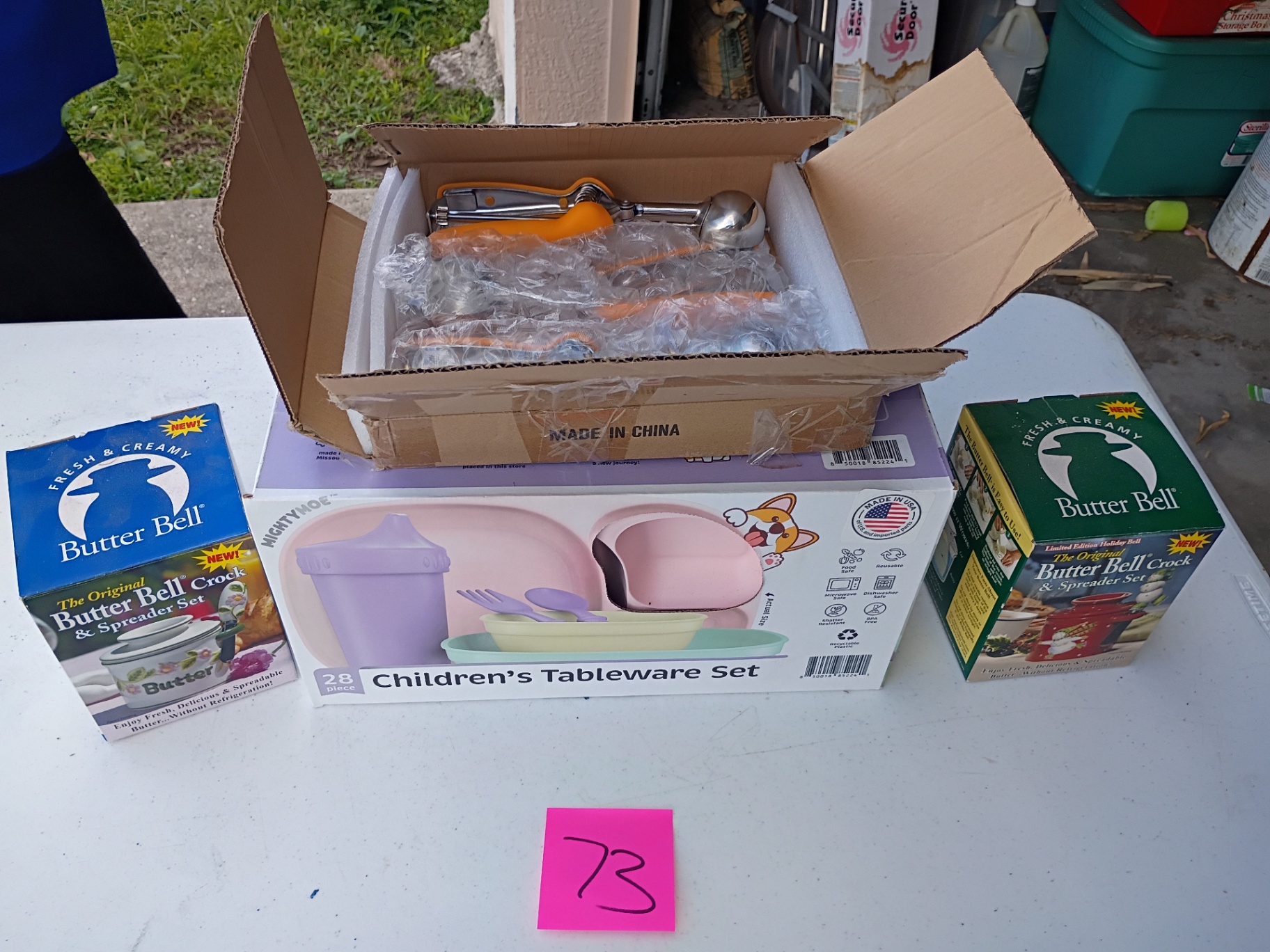 Children's Tableware Set, Butter Bell Crock and Spreader Sets, and Kitchen Utensils - image 2 of 2