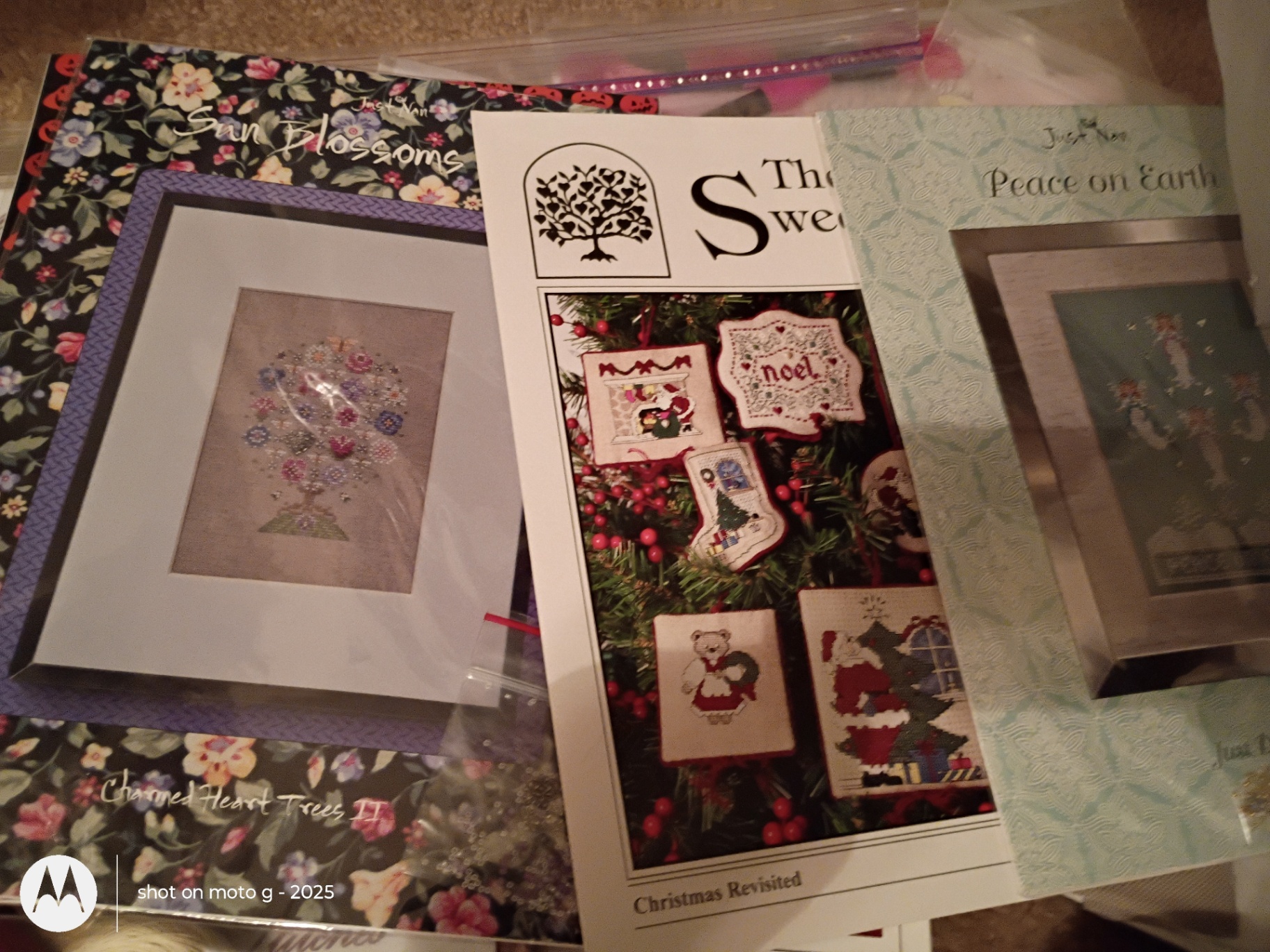 Cross Stitch and Craft Magazines with Storage Bins and Binder - image 16 of 16