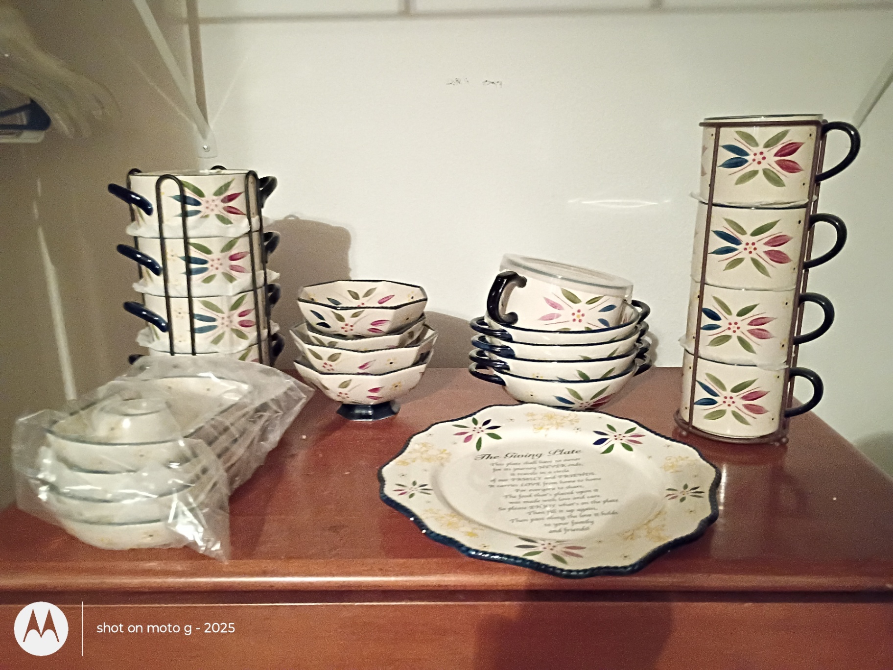 Ceramic Dinnerware Set with Mugs, Bowls, and Serving Pieces - image 1 of 6