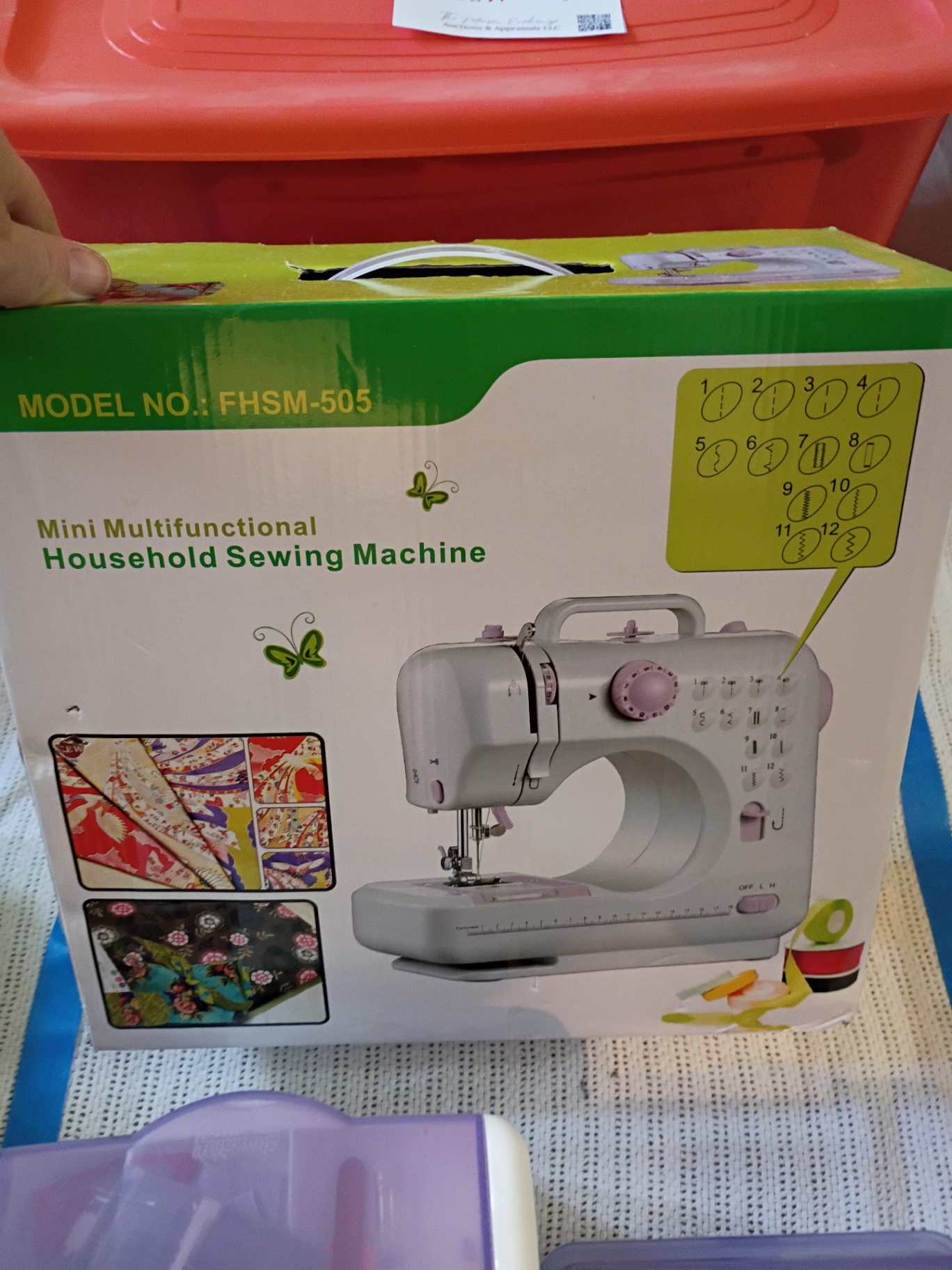 Mini Multifunctional Sewing Machine and Sewing Accessories - image 2 of 8