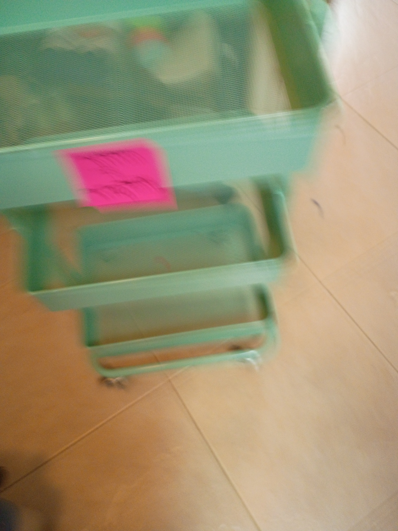 Three-Tier Rolling Storage Cart - image 2 of 5
