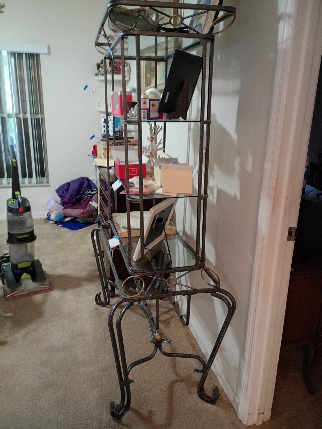 Metal and Glass Display Shelf - image 2 of 4