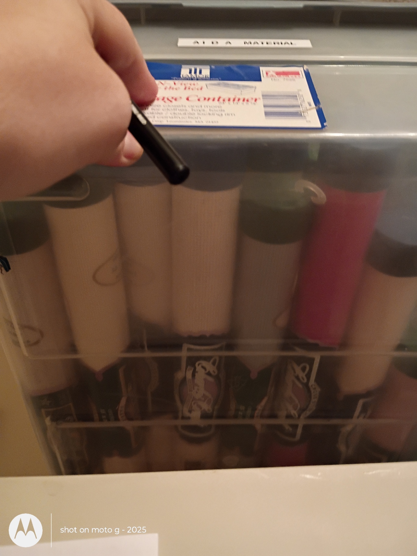 Storage Bins, OTT-LITE Lamps, and Craft Supplies - image 3 of 9