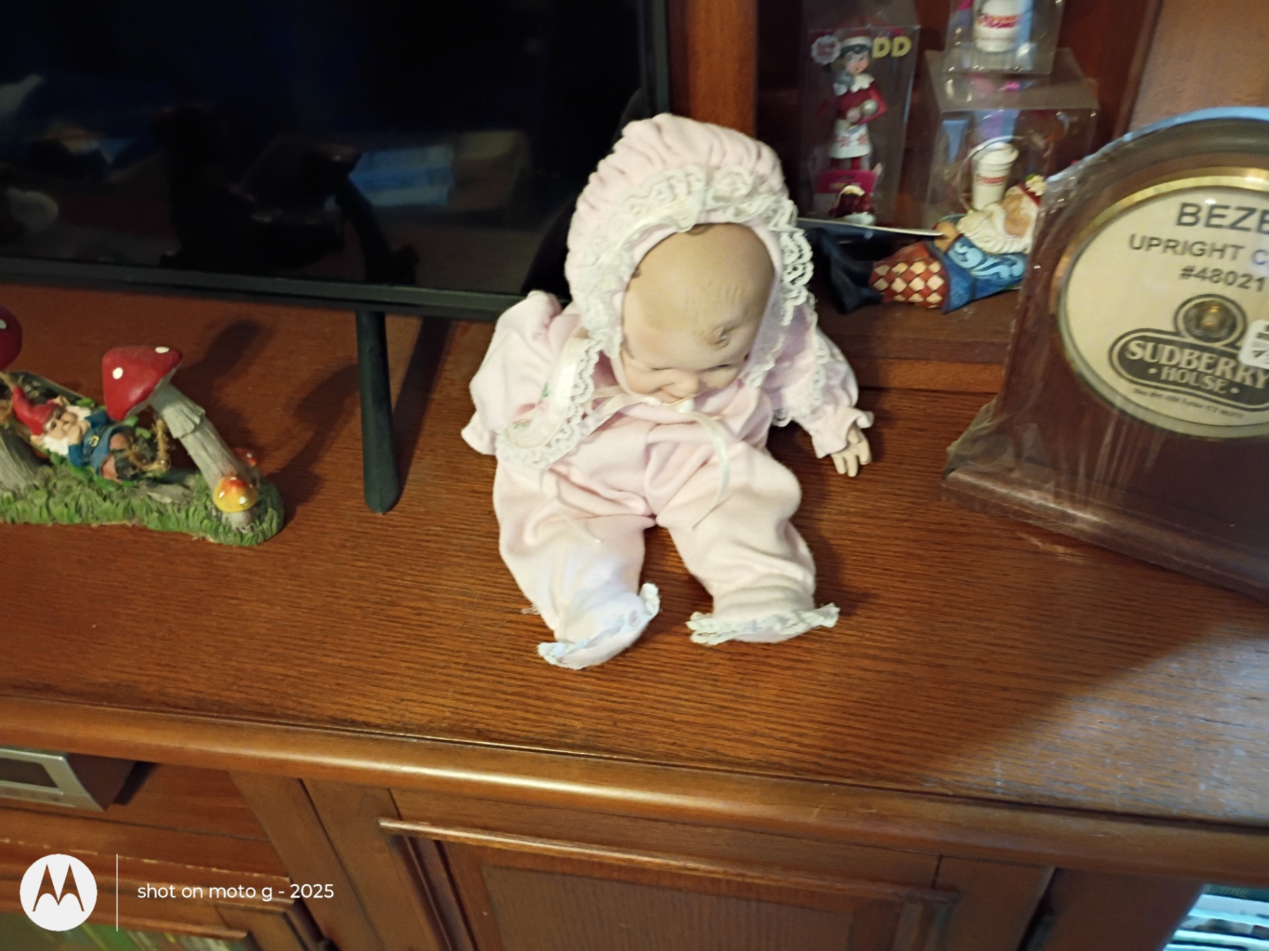Assorted Collectible Figurines, Plush Toys, and Crystal Bowl - image 6 of 12