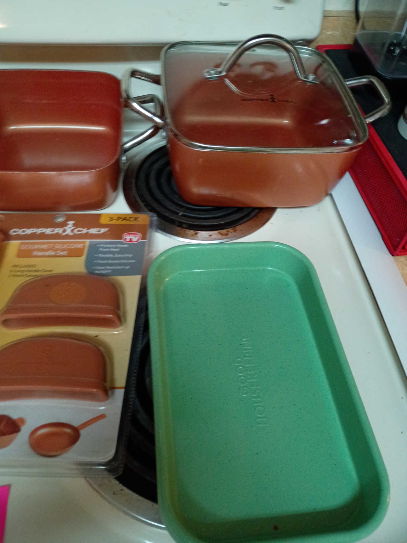 Copper Chef Cookware and Silicone Handle Sets - image 4 of 6