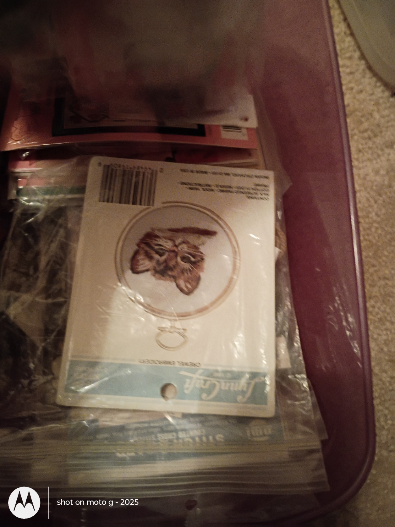 Cross Stitch and Craft Magazines with Storage Bins and Binder - image 13 of 16