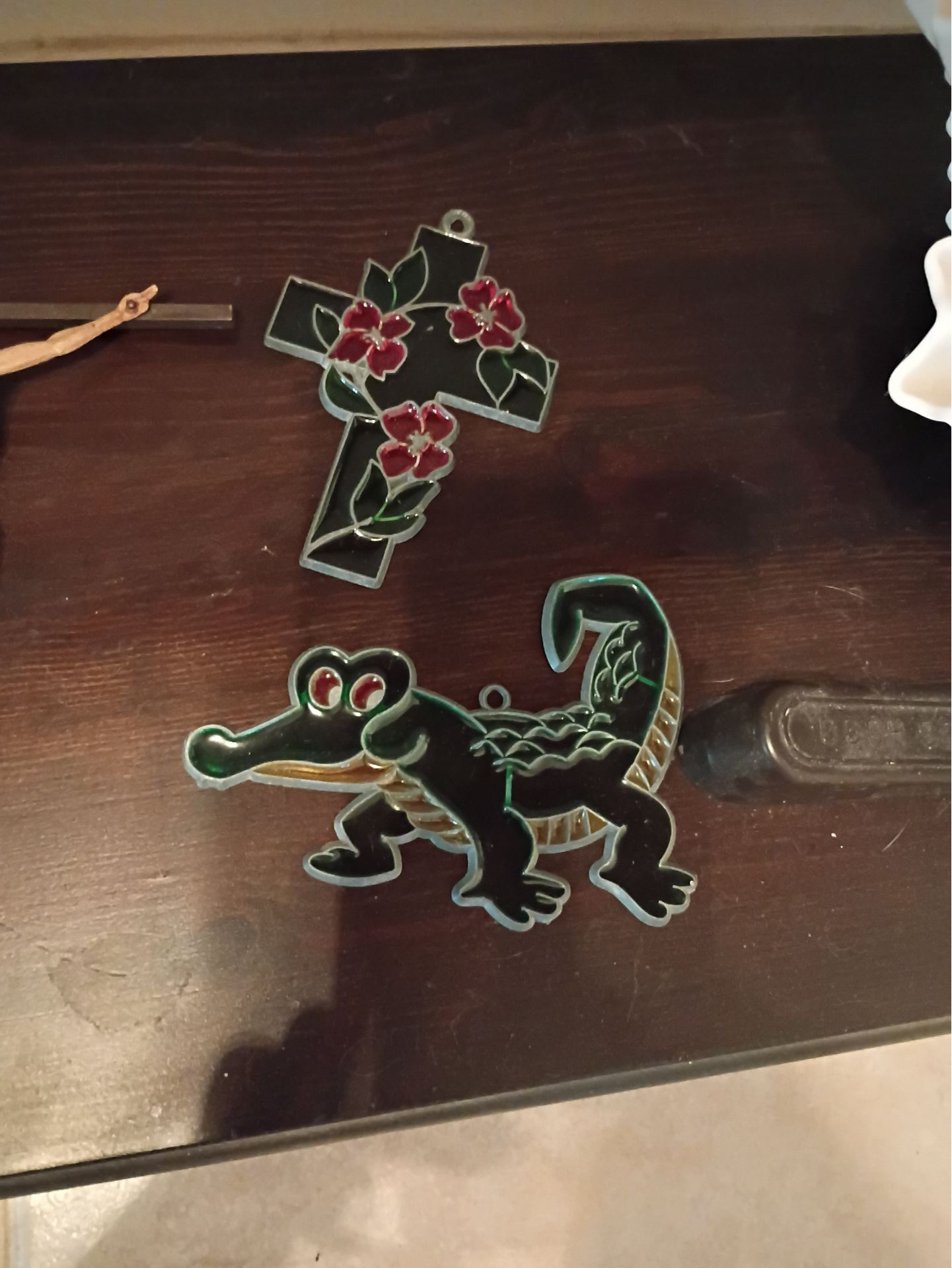 Assorted Decorative Figurines and Crosses - image 5 of 7