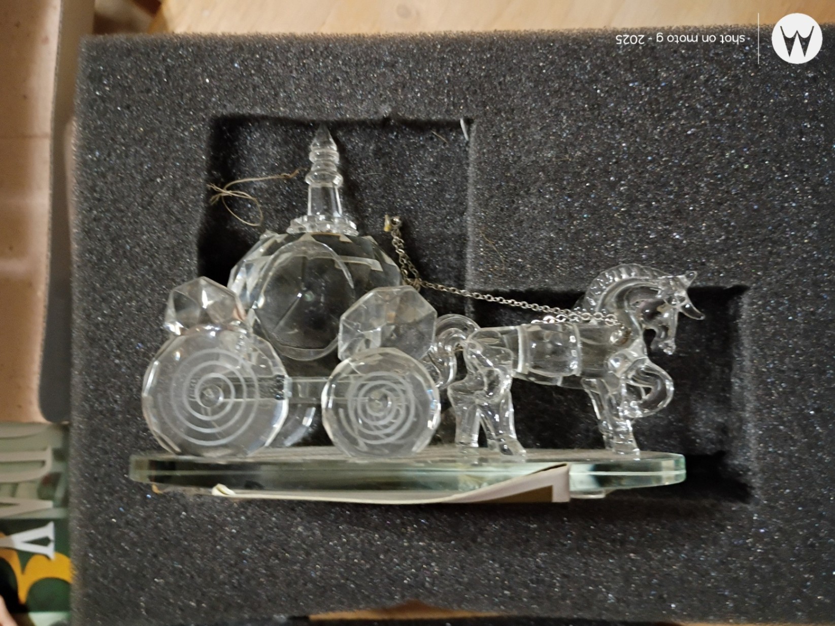 Wedding Coach Crystal Sculpture - image 2 of 2