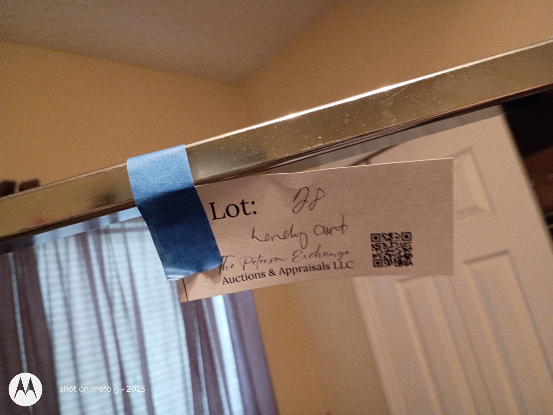 Metal Rolling Laundry Cart - image 3 of 3