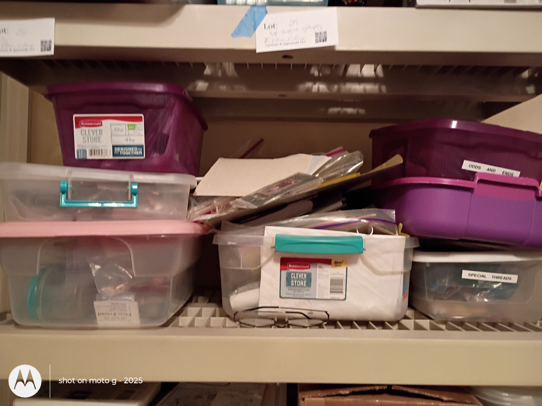 Assorted Embroidery and Craft Supplies in Storage Containers - image 11 of 11