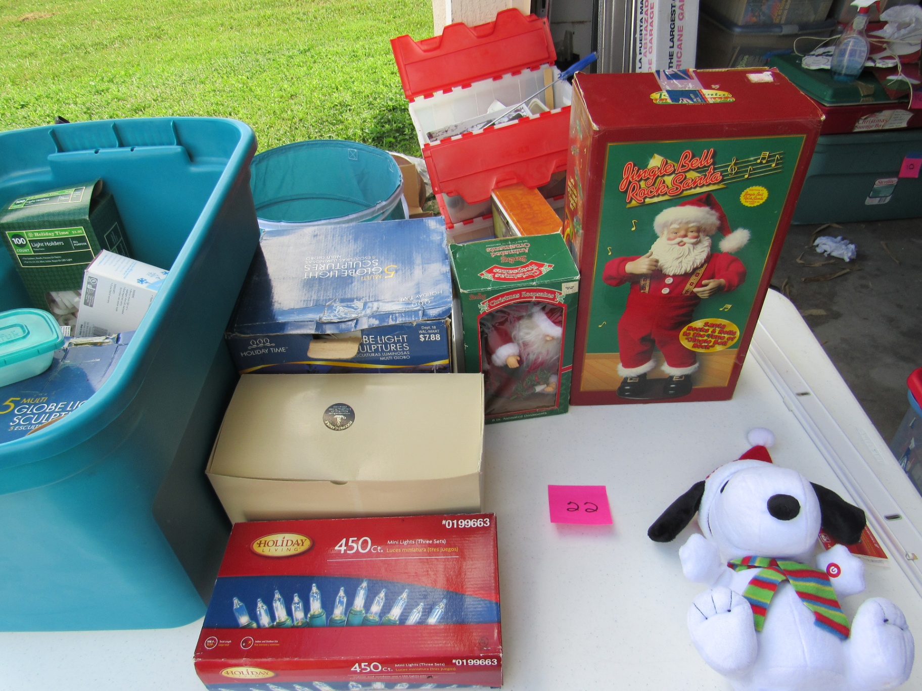 Assorted Christmas Decorations and Holiday Items - image 1 of 8