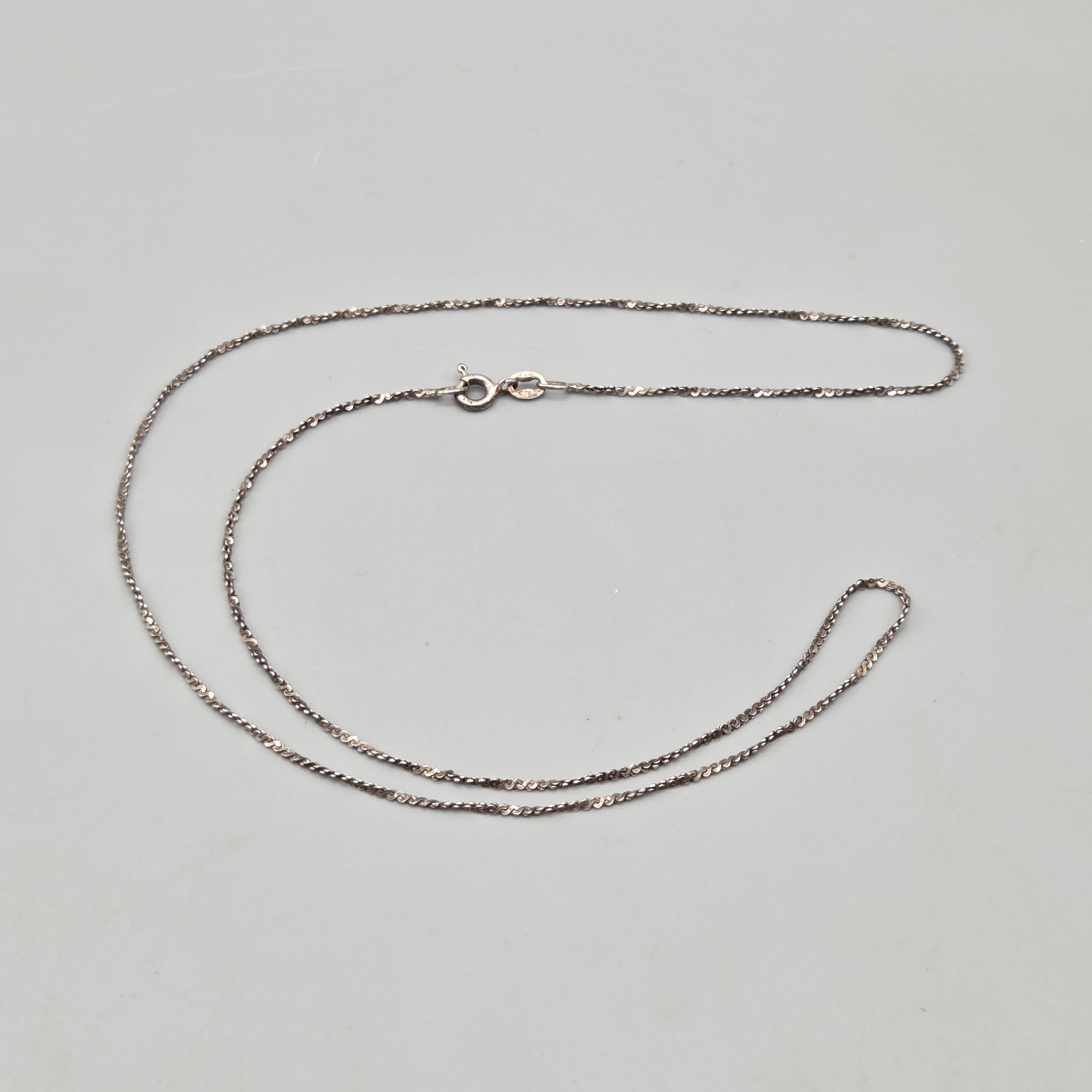 Sterling Silver Twist Chain 2.1 Grams - image 1 of 6